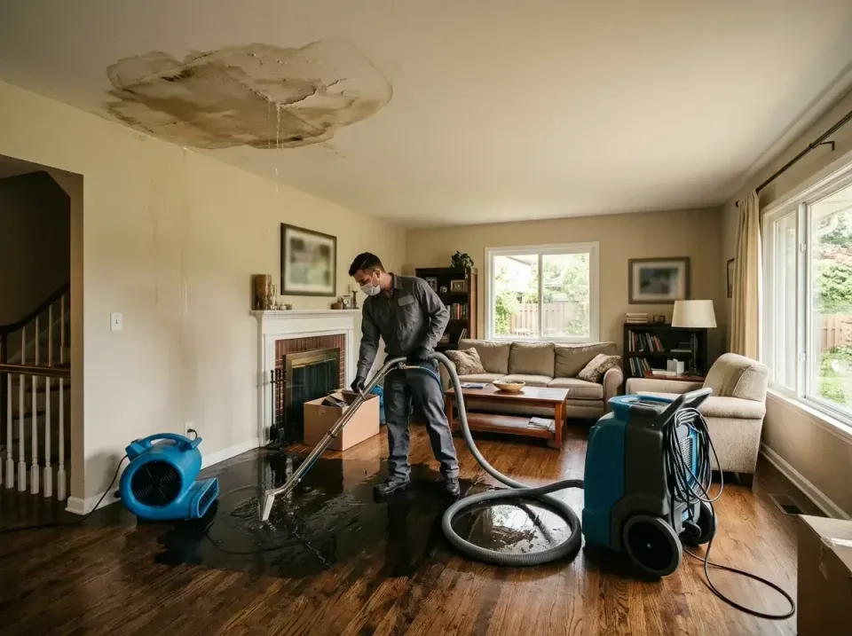 attic-pipe-burst-ceiling-drip-008 — frequently asked questions, Water Damage Restoration & Carpet Care in Wedgefield, FL